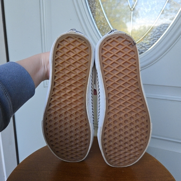 Vans Old Skool Checkerboard Foxing Sneakers - Picture 4 of 9